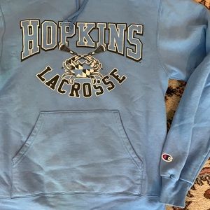 Johns Hopkins Lacrosse Hooded Sweatshirt XS